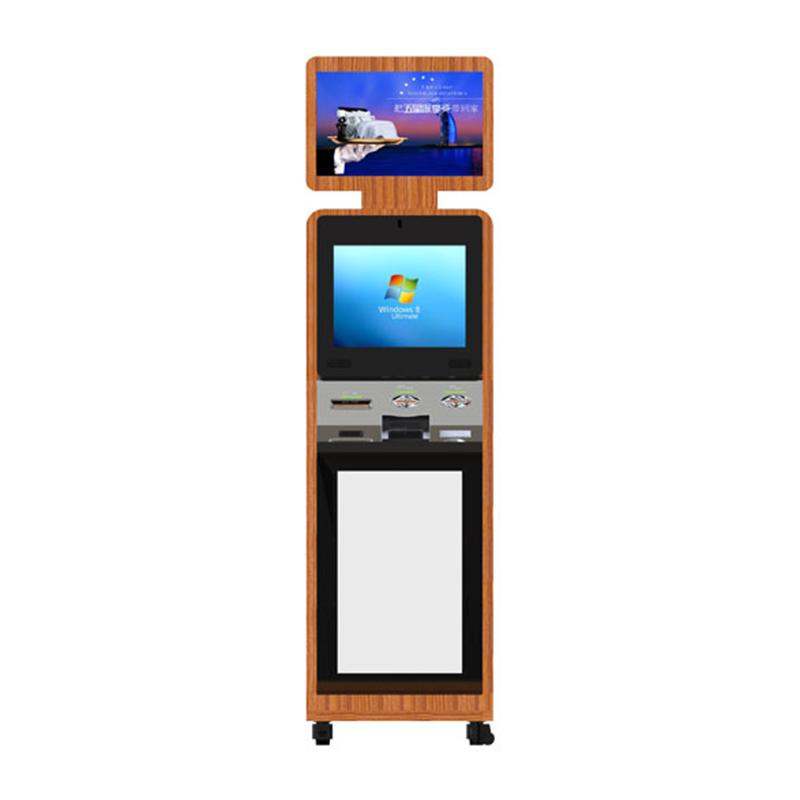 Floor-Standing Self-Service Terminal Hotel Check-in Kiosk Registration