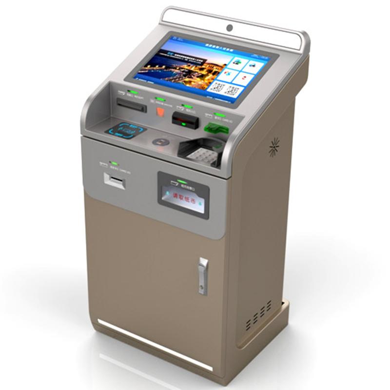 Floor-Standing Self-Service Terminal Hotel Check-in Processing