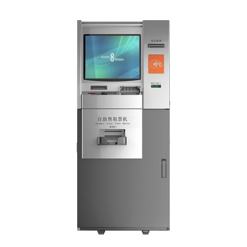 Floor-Standing Self-Service Terminal Ticket Pickup