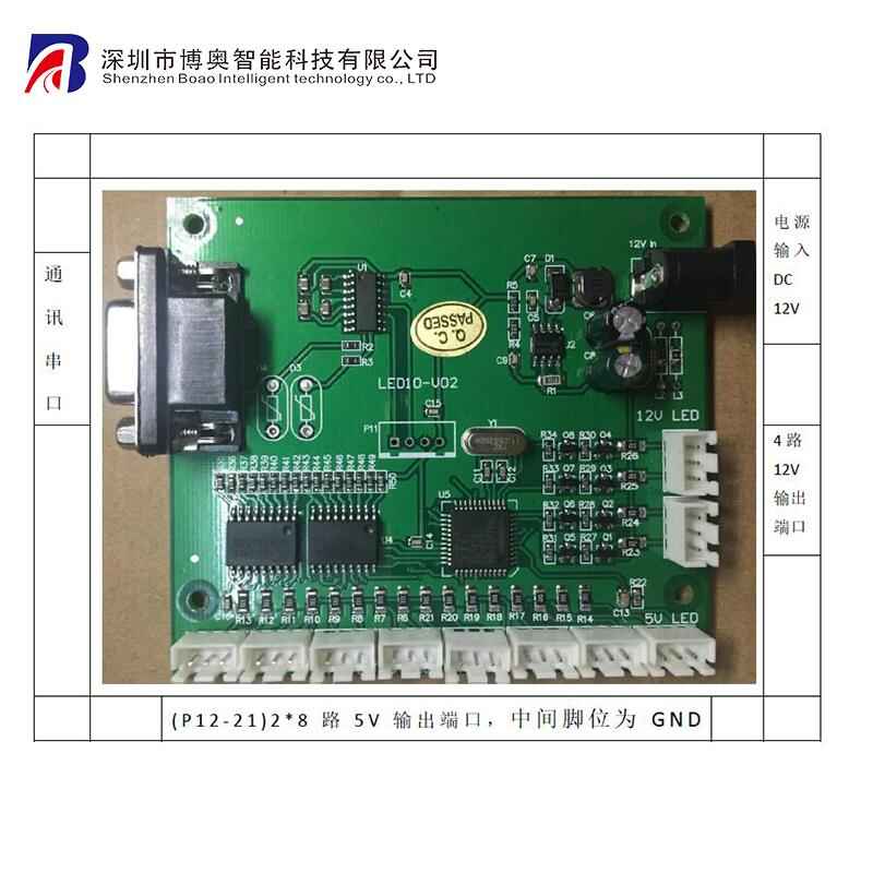 Terminal Special LED Light Control Board Serial Port RS232 Sensor Communication Module - Image 2