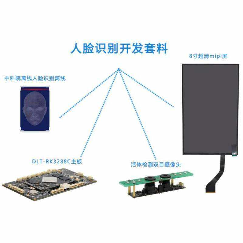 Community Factory Office Building School Government Gate Guard Desktop Wall-Mounted Face Recognition System - Image 3