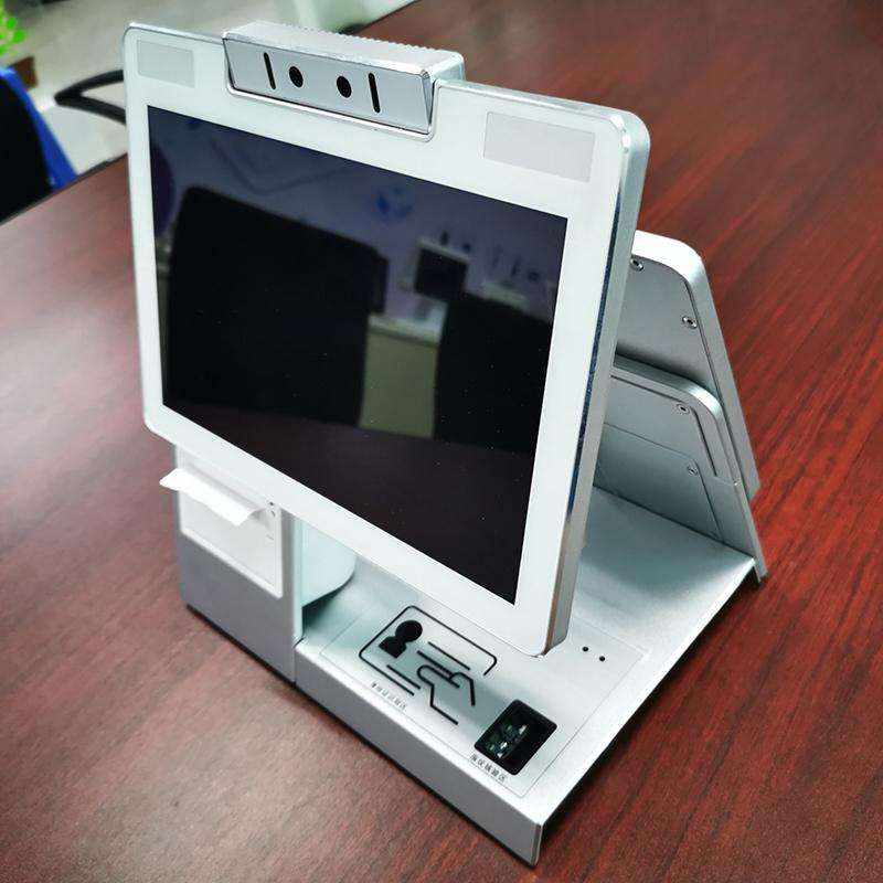 School Android System 10.1 Dual Screen ID Verification Visitor Kiosk Terminal Access Control Gate Management - Image 4