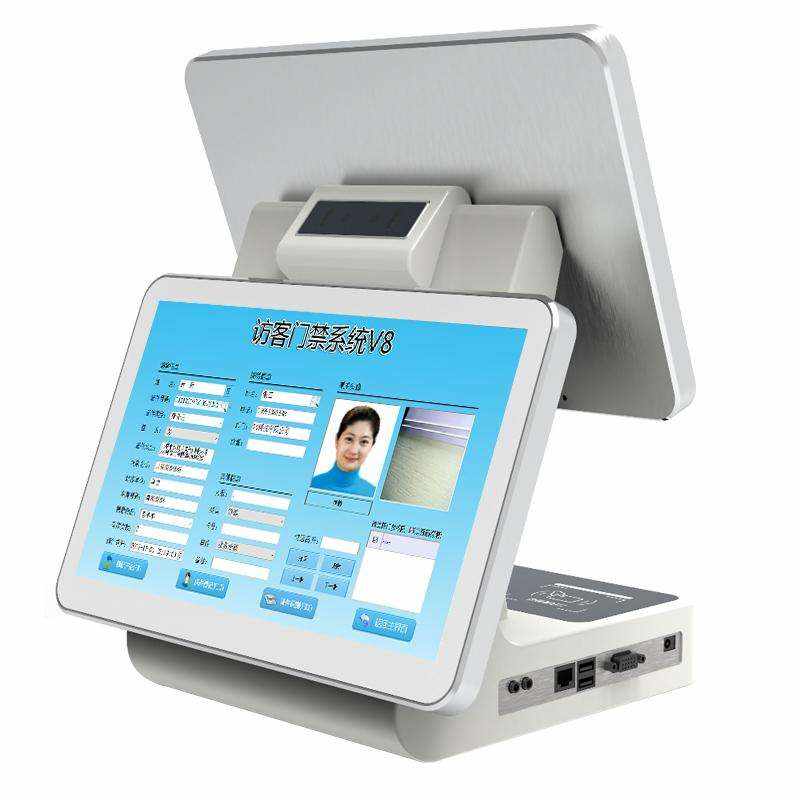 School Community 13.3-inch Dual Screen Visitor Registration Temperature Measurement ID Comparison All-in-One Management System - Image 8
