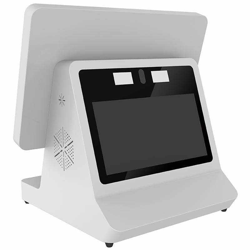 School Factory Government 15.6-inch Dual Screen Smart Visitor Kiosk ID Comparison Verification Access Control - Image 4