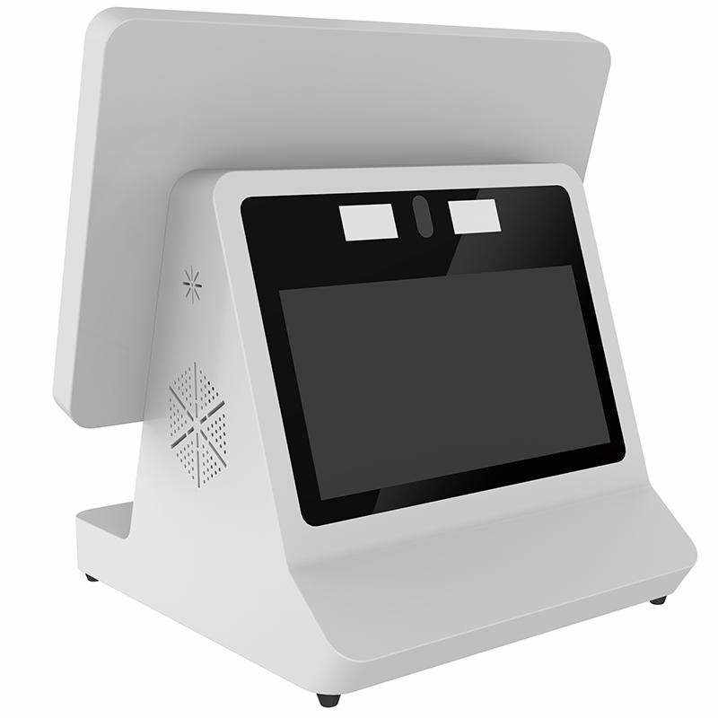 School Factory Government 15.6-inch Dual Screen Smart Visitor Kiosk ID Comparison Verification Access Control - Image 9