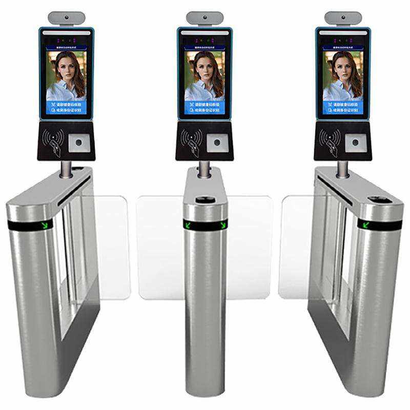 School Shopping Mall Office Building Personnel Access Registration Management All-in-One Face Recognition Temperature Measurement ID Card - Image 3