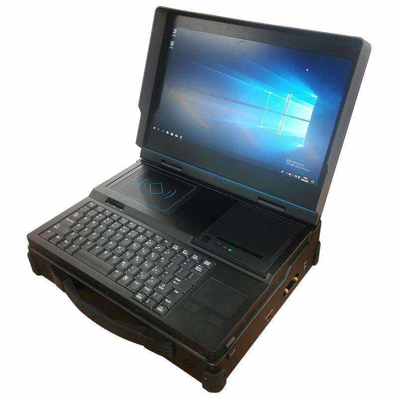 15.6-inch Portable Industrial Computer Multi-Function Laptop Bank ID Card Reader Support Custom - Image 6