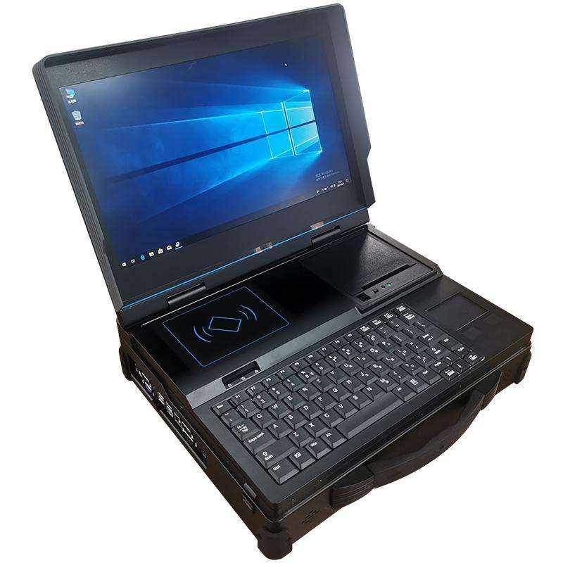 15.6-inch Portable Industrial Computer Multi-Function Laptop Bank ID Card Reader Support Custom - Image 7