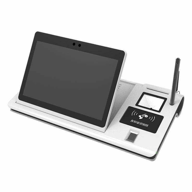 Government Bank Smart Desktop 10.1 Single Screen All-in-One ID Card Face Recognition - Image 5
