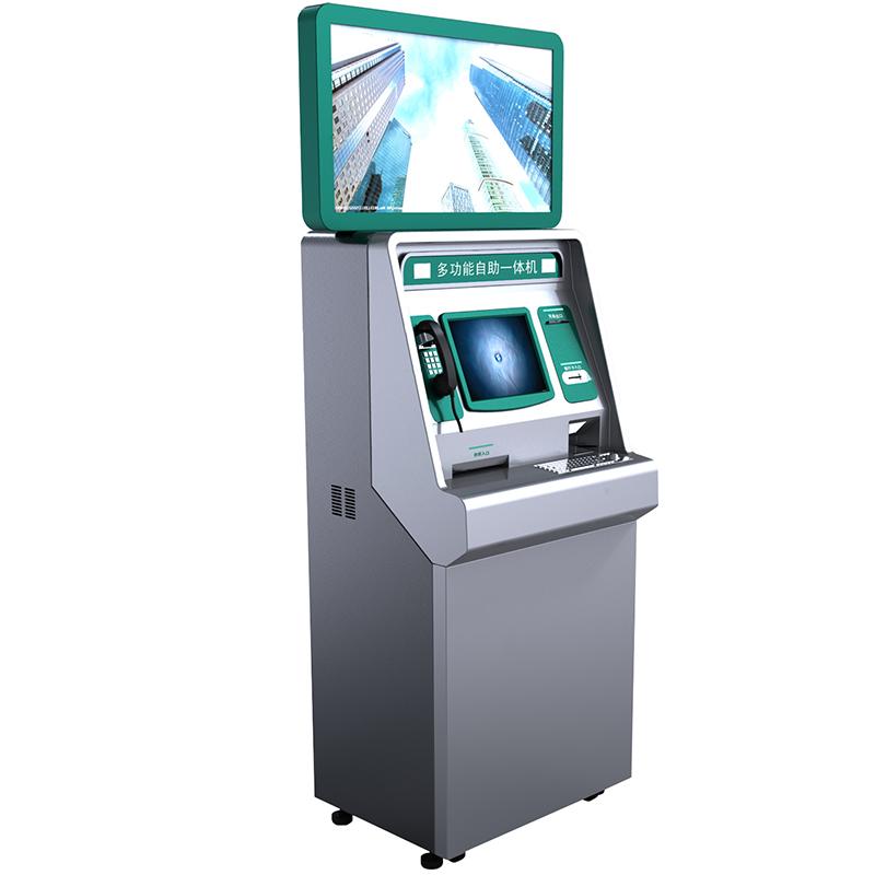 Dual Screen All-in-One Hotel Terminal Hospital Standalone Print Ticket Pickup Management System Development