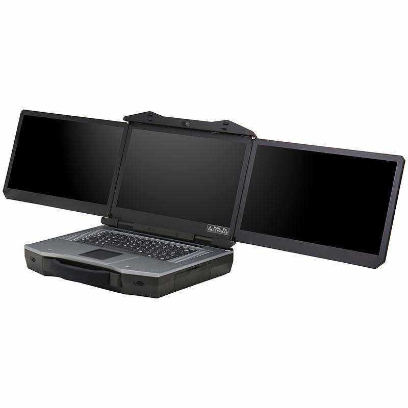 Industrial Rugged Portable Computer 15.6-inch Triple-Screen Laptop Support System - Image 5